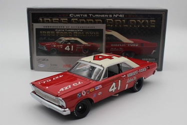 **Read Description** Curtis Turner #41 Harvest-Ford 1965 Ford Galaxie 1:24 University of Racing Nascar Diecast **Read Description** Curtis Turner #41 Harvest-Ford 1965 Ford Galaxie 1:24 University of Racing Nascar Diecast